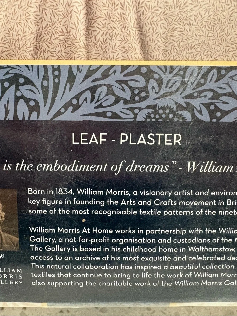 William Morris new package